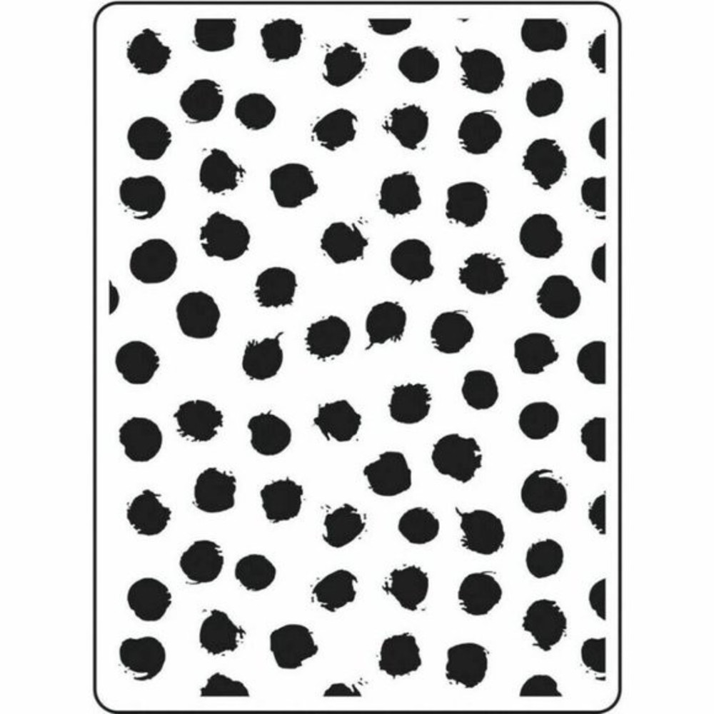 Darice Embossing Folder Blot Dot Scrapbook Paper Crafts Card Making